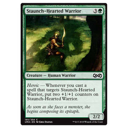 Magic The Gathering - Ultimate Masters - Staunch-Hearted Warrior - 185/254