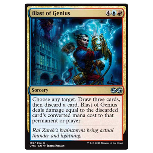 Magic The Gathering - Ultimate Masters - Blast of Genius - 197/254