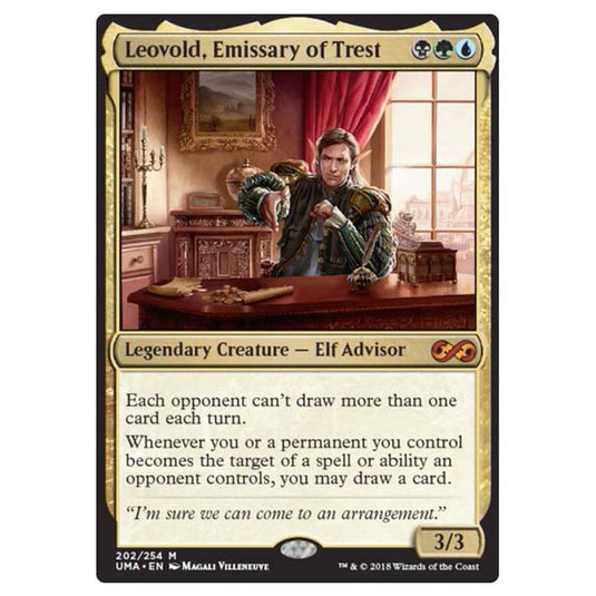 Magic The Gathering - Ultimate Masters - Leovold, Emissary of Trest - 202/254