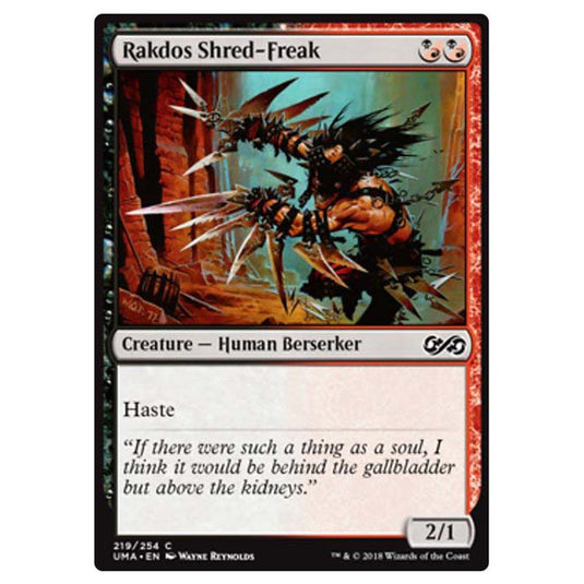 Magic The Gathering - Ultimate Masters - Rakdos Shred-Freak - 219/254