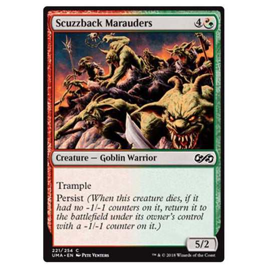 Magic The Gathering - Ultimate Masters - Scuzzback Marauders - 221/254