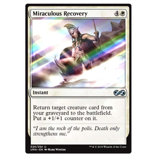 Magic The Gathering - Ultimate Masters - Miraculous Recovery - 26/254 (Foil)