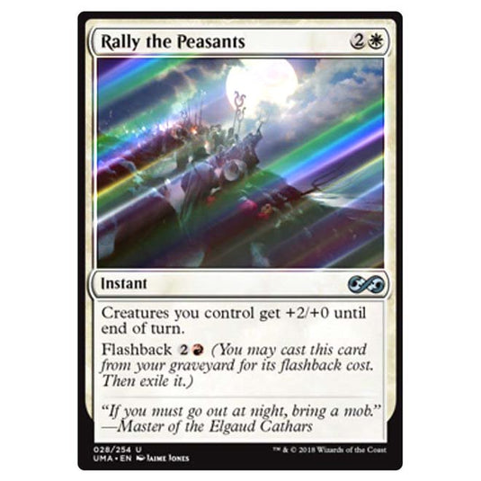 Magic The Gathering - Ultimate Masters - Rally the Peasants - 28/254 (Foil)