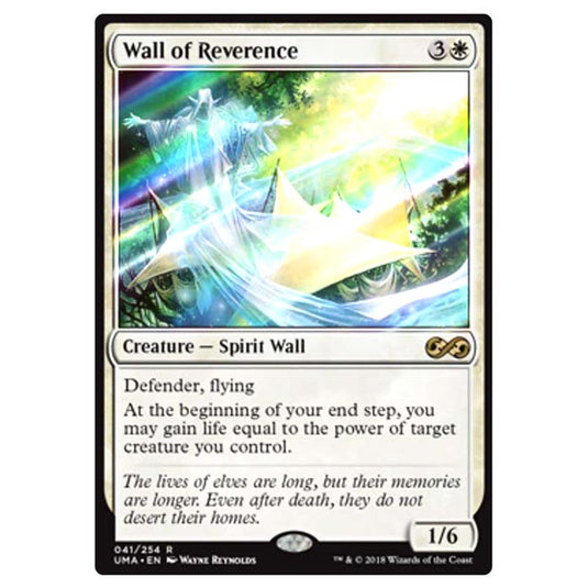 Magic The Gathering - Ultimate Masters - Wall of Reverence - 41/254 (Foil)