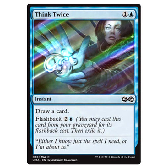 Magic The Gathering - Ultimate Masters - Think Twice - 78/254 (Foil)