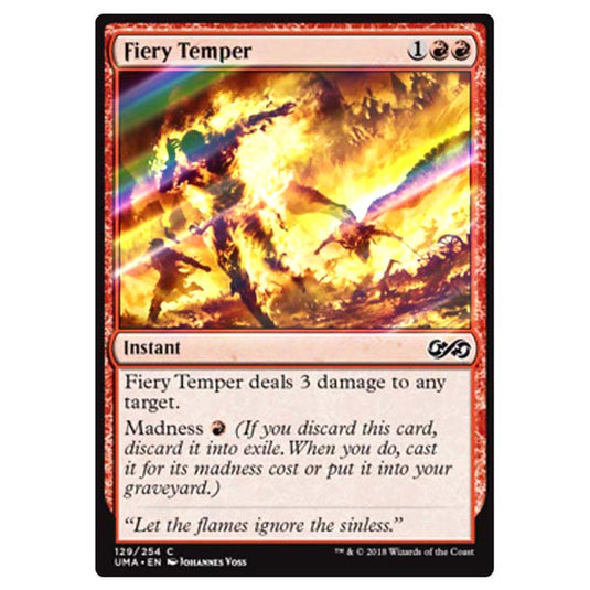 Magic The Gathering - Ultimate Masters - Fiery Temper - 129/254 (Foil)