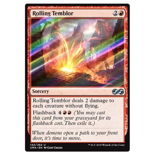 Magic The Gathering - Ultimate Masters - Rolling Temblor - 145/254 (Foil)