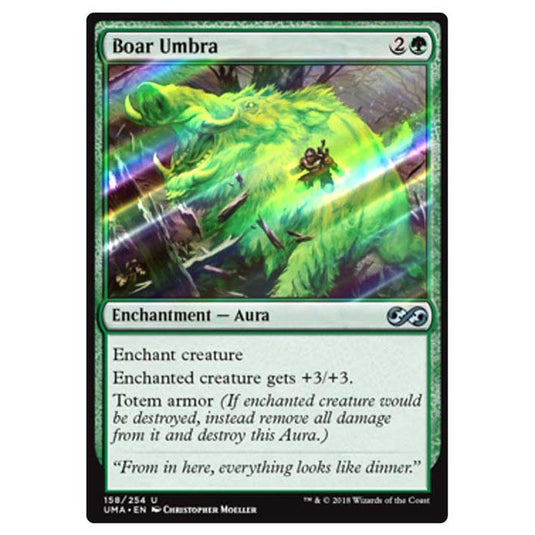 Magic The Gathering - Ultimate Masters - Boar Umbra - 158/254 (Foil)