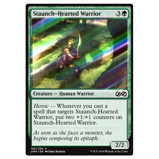 Magic The Gathering - Ultimate Masters - Staunch-Hearted Warrior - 185/254 (Foil)