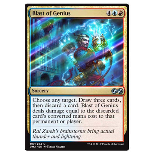 Magic The Gathering - Ultimate Masters - Blast of Genius - 197/254 (Foil)