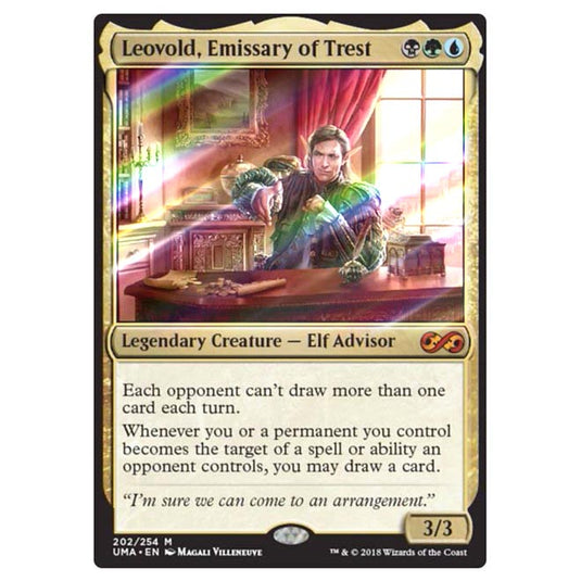 Magic The Gathering - Ultimate Masters - Leovold, Emissary of Trest - 202/254 (Foil)
