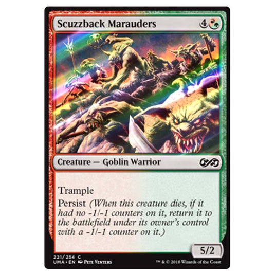 Magic The Gathering - Ultimate Masters - Scuzzback Marauders - 221/254 (Foil)
