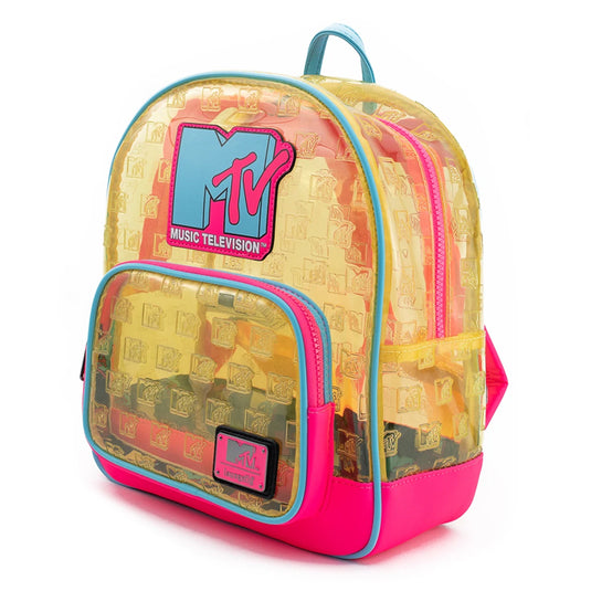 Loungefly - MTV - Clear Neon - Mini Backpack