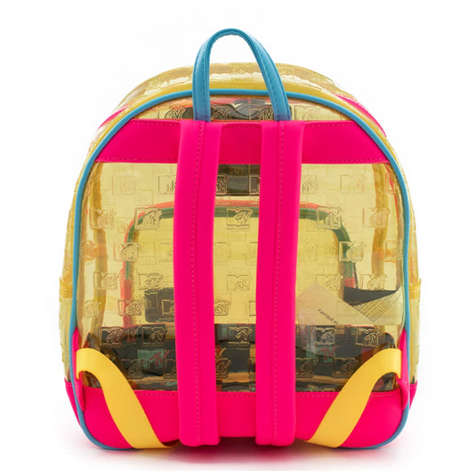 Loungefly - MTV - Clear Neon - Mini Backpack