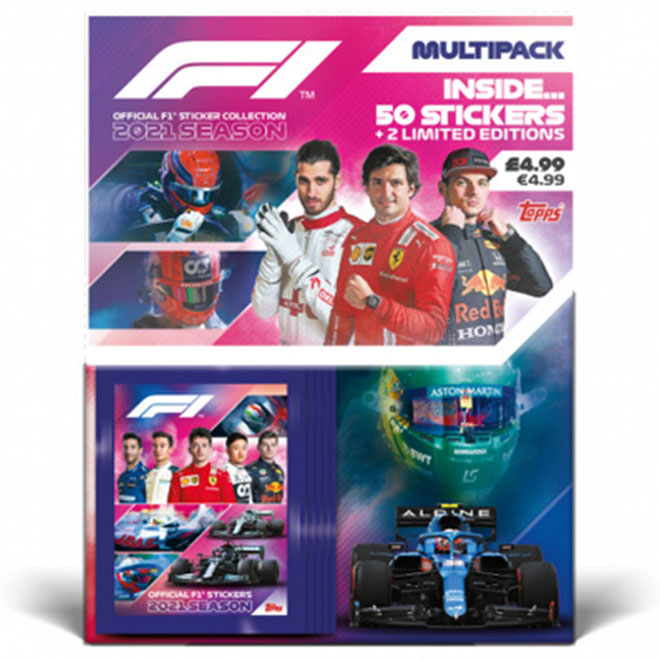 Formula 1 - Official 2021 Season - Sticker Multipack