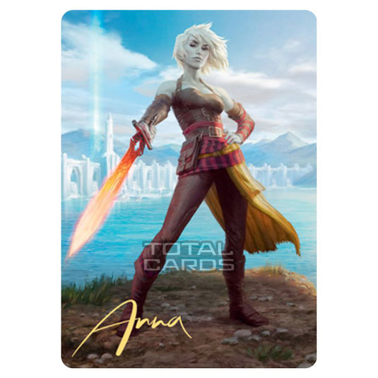 Magic The Gathering - Zendikar Rising - Art Series - Nahiri, Heir of the Ancients 1 // Nahiri, Heir of the Ancients 1 - 3/81 (Signed)