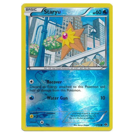 Pokemon - Black & White - Next Destinies - (Reverse Holo) Staryu 23/99