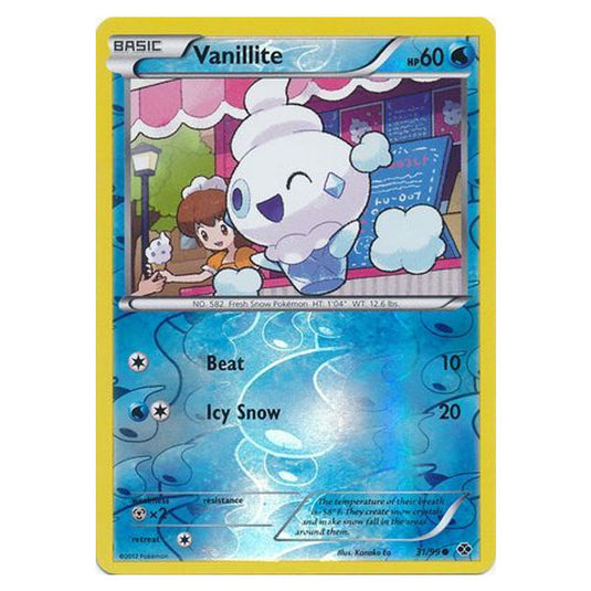 Pokemon - Black & White - Next Destinies - (Reverse Holo) Vanillite 31/99