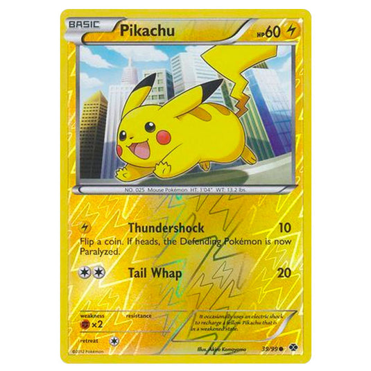 Pokemon - Black & White - Next Destinies - (Reverse Holo) Pikachu 39/99