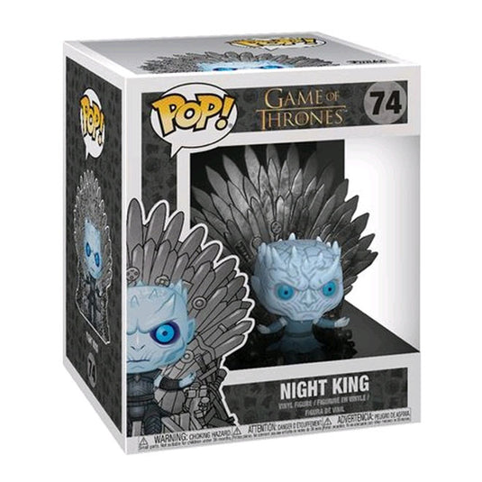 Funko POP! - Deluxe GOT S10 - Night King Sitting on Throne - Vinyl Figure #74