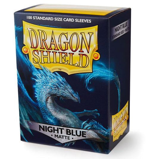 Dragon Shield - Standard Matte Sleeves - Night Blue - (100 Sleeves)