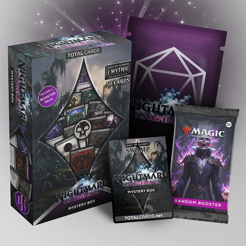 Back Box Magic Magic The Gathering - Nightmare Ascendency - Black - Mystery Box