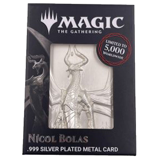 Magic the Gathering - Limited Edition Silver Plated - Nicol Bolas Metal Collectible