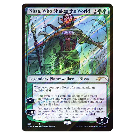 Magic the Gathering - Secret Lair - Drop Series - Nissa, Who Shakes the World - SLD-518 (Foil)