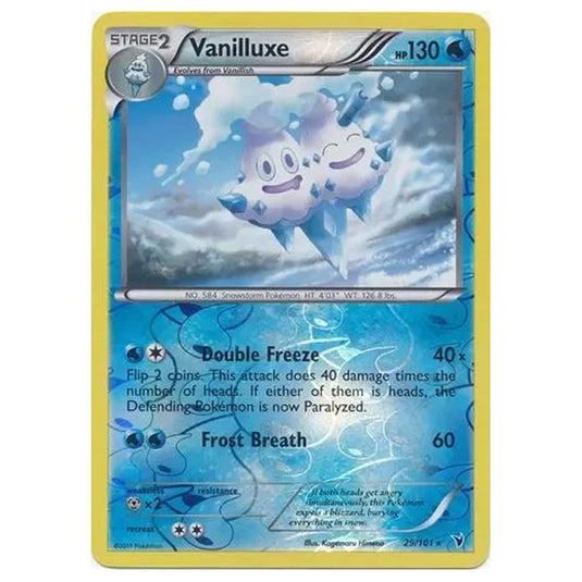 Pokemon - Black & White - Noble Victories - (Reverse Holo) - Vanilluxe 29/101