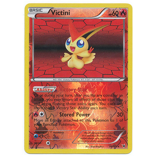 Pokemon - Black & White - Noble Victories - (Reverse Holo) - Victini 14/101