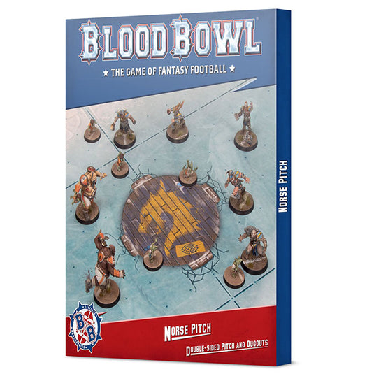 Blood Bowl - Norse Pitch – Double-sided Pitch and Dugouts Set