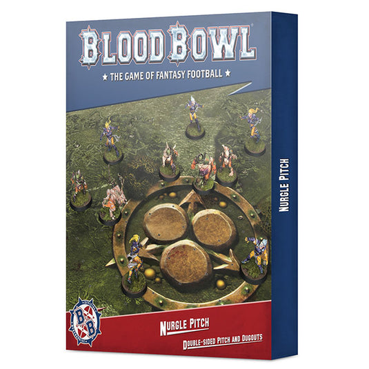 Blood Bowl - Nurgle Pitch – Double-sided Pitch and Dugouts Set