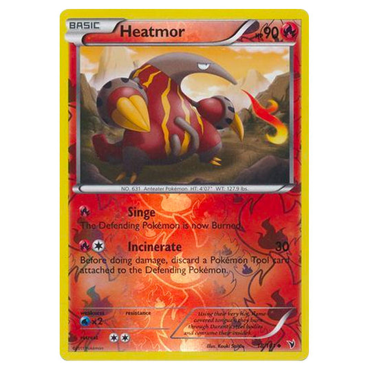 Pokemon - Black & White - Noble Victories - (Reverse Holo) - Heatmor 18/101