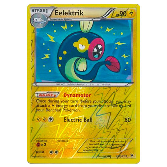 Pokemon - Black & White - Noble Victories - (Reverse Holo) - Eelektrik 40/101