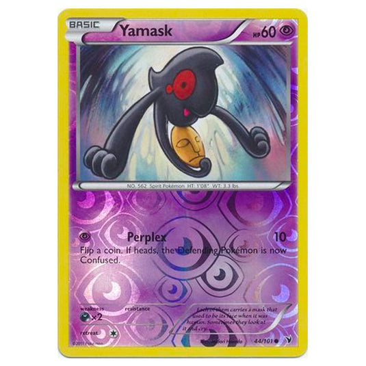 Pokemon - Black & White - Noble Victories - (Reverse Holo) - Yamask 44/101