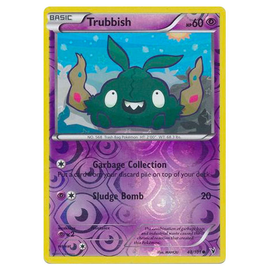 Pokemon - Black & White - Noble Victories - (Reverse Holo) - Trubbish 48/101