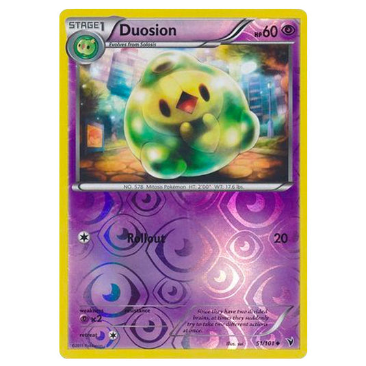 Pokemon - Black & White - Noble Victories - (Reverse Holo) - Duosion 51/101