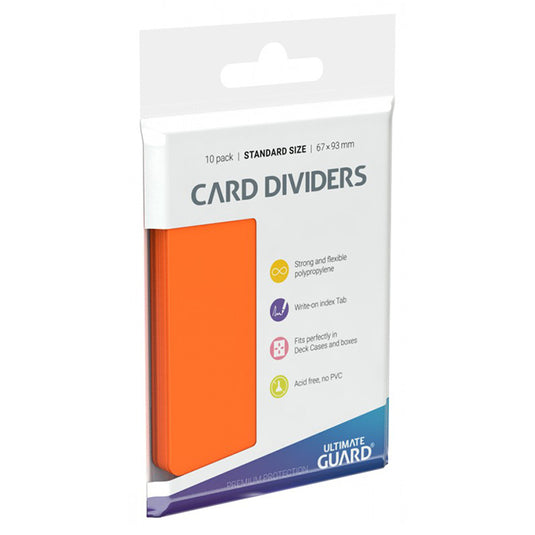 Ultimate Guard - Card Dividers - Orange (10)