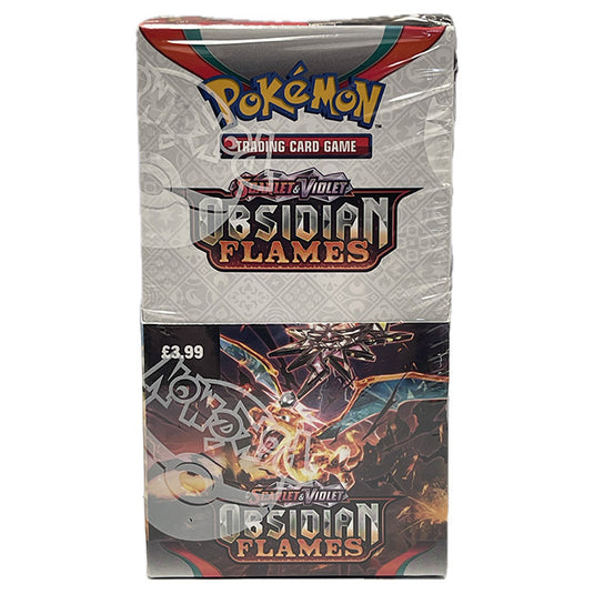 Pokmon - Scarlet & Violet - Obsidian Flames - Half Booster Box (18 Bo Pokmon - Scarlet & Violet - Obsidian Flames - Half Booster Box (18 Bo