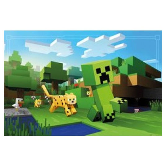 Minecraft Ocelot Chase - Maxi Poster
