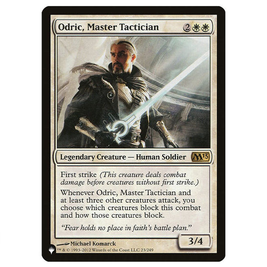 Magic The Gathering - The List - Odric, Master Tactician- 353/353