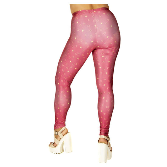 Magic the Gathering - MTG Symbol Rose Red Leggings