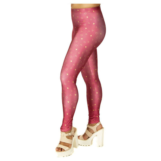 Magic the Gathering - MTG Symbol Rose Red Leggings