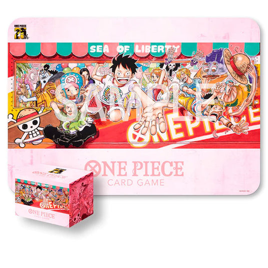 One Piece Card Game - Playmat and Card Case Set (25th Edition)