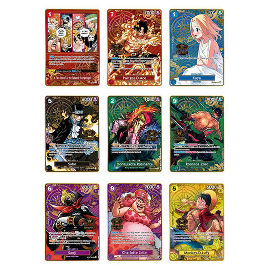 one piece card game japanese 2nd anniversary set promo cards