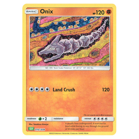 Pokemon - TCG Classic - Onix - CLV 010/034