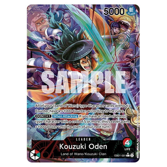 One Piece - Memorial Collection - Kouzuki Oden (Alternate Art) - EB01-001