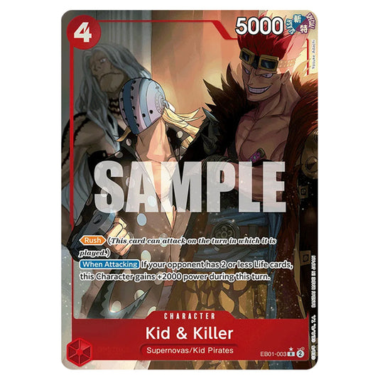 One Piece - Memorial Collection - Kid & Killer (Alternate Art) - EB01-003