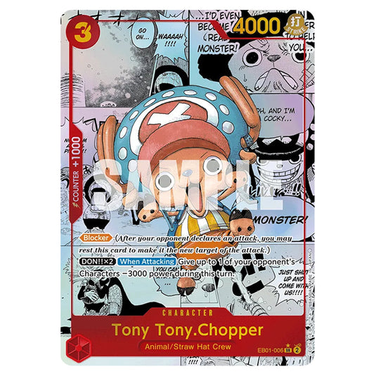 One Piece - Memorial Collection - Tony Tony.Chopper (Manga Art) - EB01-006