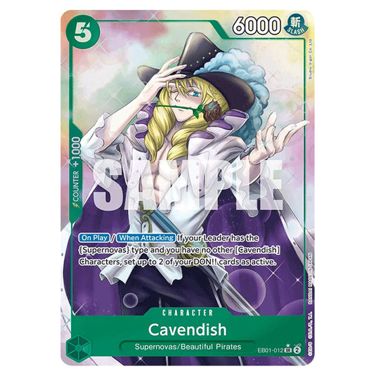 One Piece - Memorial Collection - Cavendish (Alternate Art) - EB01-012